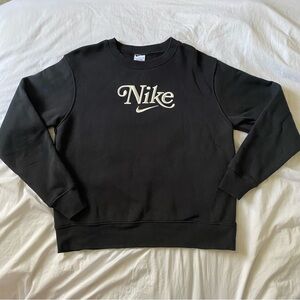 Nike Unisex Black Crewneck